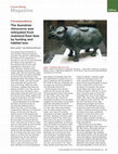 Research paper thumbnail of The Sumatran rhinoceros was extirpated from mainland East Asia by hunting and habitat loss