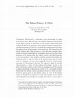 Research paper thumbnail of The Infused Science of Christ