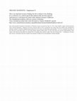 Research paper thumbnail of ORGANIC MANIFESTO – Supplement #1