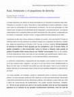 Research paper thumbnail of Kast feminismo y populismo de derecha