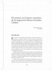 Research paper thumbnail of El retorno en el nuevo escenario de la migración México-Estados Unidos