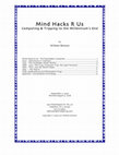 Research paper thumbnail of Mind Hacks R Us: Computing & Tripping to the Millennium's End