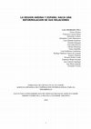 Research paper thumbnail of La región Andina y España hacia una reformulación de sus relaciones