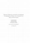 Research paper thumbnail of Bedeutung, Realisierung und Nachweis der ökologischen Durchgängigkeit am Beispiel zweier Gebirgsbäche des Harzes und Harzvorlandes