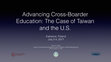 Research paper thumbnail of Adv Cross Border Taiwan US[Apl W MAG Scholar 2017