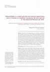 Research paper thumbnail of Materialidades e a construção de uma memória agostiniana entre o Oriente e o Ocidente: a propósito de uma carta de D. Frei Aleixo de Meneses de 1609