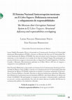 Research paper thumbnail of El Sistema Nacional Anticorrupción mexicano en El Libro Vaquero. Deficiencia estructural  y solapamiento de responsabilidades. Cuadernos de cómic no. 11