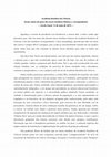 Research paper thumbnail of Alocução em nome dos novos membros da Academia Brasileira de Ciências