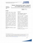 Research paper thumbnail of Misión Alimentación: origen e impacto en el estado Mérida, Venezuela