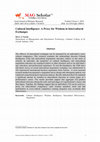 Research paper thumbnail of Cultural Intelligence: A Proxy for Wisdom in Intercultural Exchanges