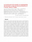 Research paper thumbnail of La construcción del narrador en autobiografías de formación a cargo de futuros profesores en Francés, Italiano e Inglés - VI Jornadas Nacionales y IV Jornadas Latinoamericanas de Investigadores en Formación en Ciencias de la Educación  IICE/UBA- ISBN 978-987-4923-69-1, 2018