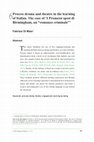 Research paper thumbnail of Process Drama and Theatre in the Learning of Italian. The case of 'I Promessi sposi di Birmingham, un "romanzo criminale"'