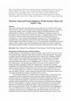 Research paper thumbnail of Polymeric Chains and Petrolic Imaginaries: World Literature, Plastic, and Negative Value