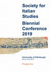 Research paper thumbnail of 'Re-Shaping the Gothic City: The Italian Mysteries in a Transnational Perspective' - SIS  UK Biennial Conference (University of Edinburgh, 26-28 June 2019)