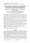 Research paper thumbnail of Potable Water and Uncontaminated Food at Every Household: Dream Orreality? A Study Among Tribal Population of Naxalbari Block, Darjeeling District, West Bengal, India