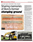 Research paper thumbnail of Sharing Memories of Boro's former stomping ground (Remember When, August 2019)