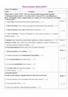 Research paper thumbnail of Thesis Assessment Rubric