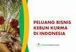 Research paper thumbnail of PELUANG BISNIS KEBUN KURMA DI INDONESIA