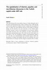 Research paper thumbnail of The spatialization of Islamist, populist, and neo-Ottoman discourses in the Turkish capital under AKP rule