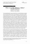 Research paper thumbnail of Foreword to the Special Edition: "There is no baby Without a Mother"- Donald Winnicott