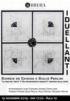 Research paper thumbnail of Presentazione de I Duellanti. Giorgio De Chirico e Giulio Paolini, con Laura Cherubini, Andrea Cortellessa, Federico Ferrari, Giulio Paolini, Paolo Picozza, Riccardo Venturi, Brera, Accademia di Belle Arti, Milano, 15 novembre 2019