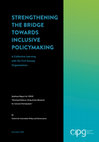 Research paper thumbnail of Strengthening the Bridge towards Inclusive Policymaking: A Collective Learning with Six Civil Society Organisations