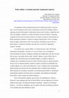 Research paper thumbnail of Poder militar e economia nacional: argumentos esparsos