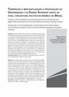 Research paper thumbnail of Tendências à mercantilização e privatização da Universidade e do Ensino Superior diante da atual conjuntura político-econômica no Brasil