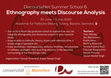 Research paper thumbnail of Flyer DiscourseNet Summer School 6: Ethnography meets Discourse Analysis