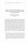 Research paper thumbnail of The Mystery of Christ's Beatific Suffering: Whether Christ Lost the Beatific Vision in His Passion