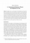 Research paper thumbnail of International Relations Theory Development in Asia