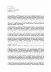 Research paper thumbnail of Lejanía compartida (notas sobre el vínculo social en tiempos de COVID-19)