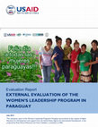 Research paper thumbnail of EXTERNAL EVALUATION OF THE WOMEN'S LEADERSHIP PROGRAM IN PARAGUAY