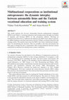 Research paper thumbnail of Tasli & Keizer 2020 - MNCs as institutional entrepreneurs