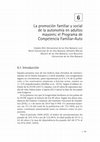 Research paper thumbnail of La promoción familiar y social de la autonomía en adultos mayores: el Programa de Competencia Familiar-Auto