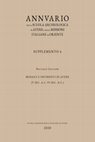 Research paper thumbnail of Supplementi dell'Annuario della Scuola Archeologica di Atene e delle Missioni Italiane in Oriente 6: N. Cecconi, Mosaici e pavimenti di Atene (V sec. a.C. - VI sec. d.C.), Firenze, 2020. ANTEPRIMA