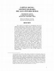 Research paper thumbnail of CAPITAL SOCIAL: GESTION SOLIDARIA DEL AGUA POTABLE RURAL