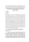 Research paper thumbnail of Peran dan Fungsi Media Massa dalam Masa Pandemi CoViD-19 Hubungan dan Pengaruh Kebijakan PemerintahMelalui Media Massa terhadap PembentukanSudut PandangMasyarakat di tengah Pandemi COVID-19.