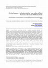 Research paper thumbnail of Direitos humanos e inclusão produtiva: uma análise do Plano  Nacional de Economia Solidária (Brasil)