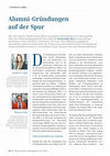 Research paper thumbnail of Alumni-Gründungen auf der Spur