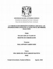 Research paper thumbnail of Olmedo Neri, Raul Anthony (2020). La comunicación emergente en México (2009-2016): las organizaciones civiles en la lucha por el matrimonio igualitario. (Tesis de Maestría). México: Universidad Nacional Autónoma de México