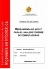 Research paper thumbnail of HERRAMIENTA DE APOYO PARA EL ANÁLISIS FORENSE DE COMPUTADORAS