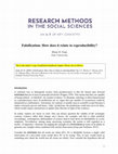 Research paper thumbnail of Falsification: How does it relate to reproducibility?