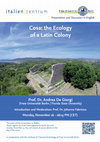 Research paper thumbnail of Andrea De Giorgi: Cosa - the Ecology of a Latin Colony. Online presentation at Freie Universitaet Berlin/Italienzentrum/Institute of Classical Archeology, nov. 16, 6:15 PM CET