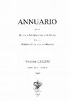 Research paper thumbnail of Annuario della Scuola Archeologica di Atene e delle Missioni Italiane in Oriente, vol. 83.2, 2005