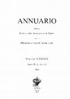 Research paper thumbnail of Annuario della Scuola Archeologica di Atene e delle Missioni Italiane in Oriente, vol. 84.1, 2006