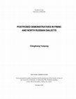 Research paper thumbnail of Postposed demonstratives in Finnic and North Russian dialects