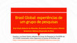 Research paper thumbnail of 3823) Desafios a um Brasil Global: reflexoes do Grupo de Pesquisas no UniCEUB (2020 )