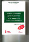 Research paper thumbnail of Estudio Sistemático del Texto Refundido de la Ley de Suelo (Real Decreto Legislativo 2/2008, de 20 de junio) (portada de índice completo)