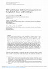 Research paper thumbnail of FDI and Dispute Settlement Arrangements in Bangladesh: Issues and Challenges